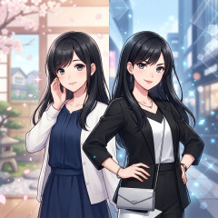 黒髪って清楚？モード？