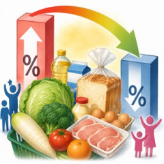 【悲報】日本人、バカかもしれない。食品消費税減税（8%→1%）に93.2%の国民が賛成してしまう