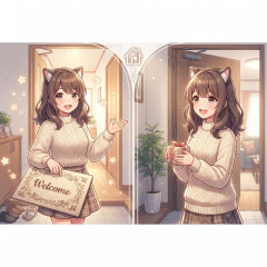 【片道1時間】家に招くか招かれるか