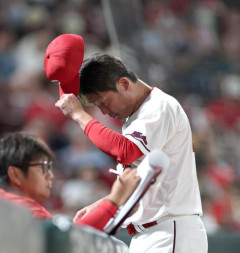 カープ11度目の『3連勝チャレンジ』は完封負け。森7回3失点。泰ファビ菊池マルチも全て単打で無得点【広島0-4巨人/試合結果】