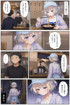 【画像】ラーメン屋での出来事を漫画化した