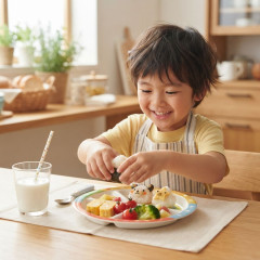 簡単でよく食べる子供の朝ごはんのアイデア