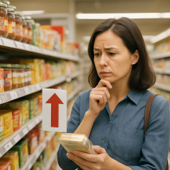 「下げるのが筋なんですけど…」消費減税で値下がりする分と同じだけ商品を値上げして店頭価格を変えない店も…   #消費税率1％