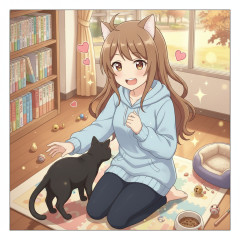 家の周りに一匹明らかに病気だとわかる野良猫がいたので可哀想でこの猫にだけ猫缶とかあげてたんだけど…