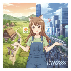 街の写真を貼って田舎か田舎ではないか判定してもらうトピ