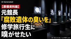 【速報】元原爆資料館館長「もし可能なら修学旅行や平和学習の小学生に炎天下で腐敗した遺体の臭いを再現し嗅がせたい」