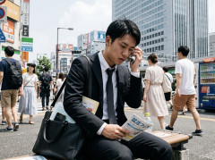 【悲報】真夏にスーツで就活←これ