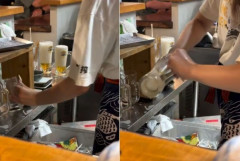 客が使ったビールジョッキを水だけですすいで再提供した日本の飲食店…韓国のネットで物議