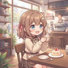 【oh･･･】貧血でふらふらしてて、座る場所が欲しくてカフェに入った。コーヒーを注文したが動けず、店員さんが席まで持ってきてくれたんだけど