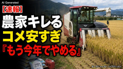 【速報】農家、キレる「高市総理には愛想尽かした今年でやめるぞ」コメ売値は生産原価の半分以下、肥料代や燃料代は高騰