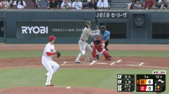 【広島対巨人14回戦】巨人、初回1アウト一二塁から大城の2点タイムリーツーベースで先制！！！！！！！！！！！！！！