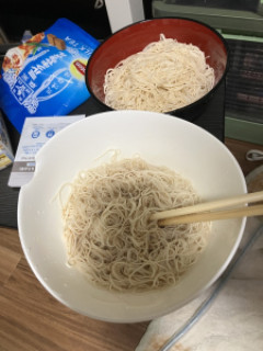 そうめん作った