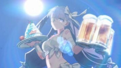 【FGO】キングプロテアの水着をずっと夢見ていたマスターもついに報われた。目に映るのは素敵な水着姿とあまりにも巨大なかき氷とビールジョッキ！