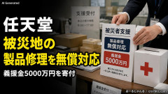 【速報】子どもたちのヒーロー・任天堂、熊本地震を受け製品修理は無償対応（災害救助法適用地域） 義援金5000万円寄付