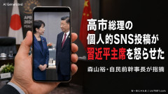 【速報】森山裕・自民党前幹事長「高市総理の個人的なSNS投稿が習近平主席を怒らせた」