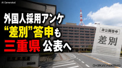 【外国人採用アンケ】諮問機関「差別、非公開答申」三重県「差別に当たらず、公表する方針を決定した」