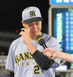 【阪神】大竹耕太郎、故郷・熊本を思いヒーローインタで号泣「地震があった時に帰省」「当たり前に野球ができるのは普通じゃない」