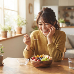 今日、何の果物を何個食べたか報告するトピ