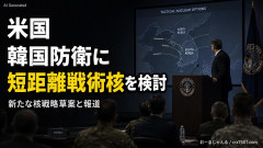 【速報】米国、韓国防衛に短距離戦術核を検討※韓国談