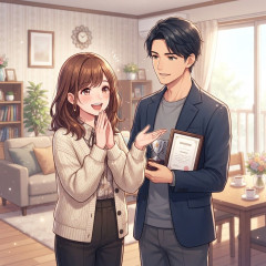 旦那を羨ましがられる事