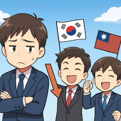 経済大国の日本、世界に売るものがなさすぎて史上初めて韓国台湾に輸出額抜かされ置いてけぼりwwww