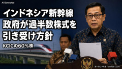 【速報】万年赤字のインドネシア新幹線。負債を埋めるため政府が過半数の株式を引き受ける