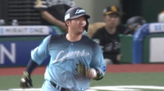 西武・柘植世那、母校勝利を祝う4年ぶりのホームラン！