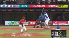 【日本ハム対楽天17回戦】日本ハム、8回裏2アウト満塁から代打・レイエスの2点タイムリーで同点に追いつく！！！！！！！！！！！！！