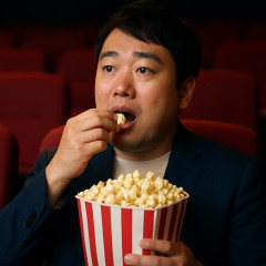 銀シャリ・橋本「映画館でなんでみんなポップコーン食べたいんですか」「一番いいときにカシャカシャ…」   #芸能