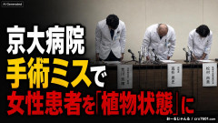 【速報】京大病院、手術ミスで女性患者を「植物状態」にしてしまう・・・