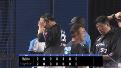 8月7日　ロッテ２－６オリックス　先発廣池が6回5失点、初回先制許し安田の一発で追いつくもその後打線は沈黙し敗戦