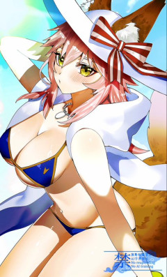 【FGO】水着玉藻 Fate/GrandOrderのイラスト紹介3986