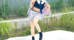 【自由研究】スカートは何度まで回っても広がらない？→270°まで可能と判明ｗｗｗｗ