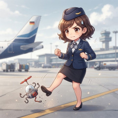 ドイツ空港のウクライナ機に自爆ドローン接近→職員が蹴り落とす→偶然起爆装置が壊れセーフ