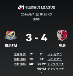 【画像】Jリーグ開幕戦が史上最多来場者数！2試合の試合結果が同じスコアにwwwwww