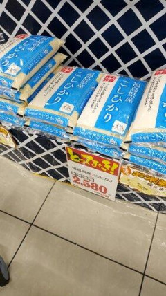 【悲報】もう米5キロ3,000円切っててワロタ
