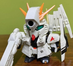 【元祖SD】ニューガンダムHWSのヘッドアーマーが後世にに引き継がれなくて悲しい