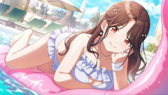 【シャニマス】髪下ろし水着ちょこ先輩がエ〇チすぎる