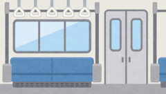 電車のドアを背に陣取ってる男に女の子が「すみません降ります」と声をかけたが男は知らん顔でスマホいじり