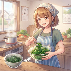 一番うまい葉っぱがほうれん草という風潮