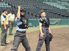 【悲報】女球審、高校球児にキレられてしまう