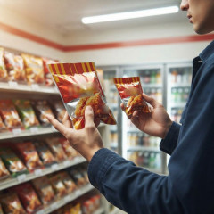 デカイファミチキ(増量のヤツ)だと思って買ったら小さかったからわざわざ店に戻って確認したら！！！！