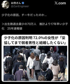 【緊急】少子化の原因、判明する