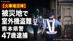 【火事場泥棒】この猛暑で被災に苦しむ熊本の被災地からエアコン室外機を窃盗する極悪人が現れる 熊本県警が無職47歳を逮捕