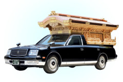 最近こういう霊柩車見ないな