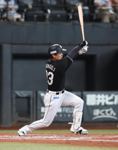 ロッテ石川慎吾 46試合 打率.368  6本  27打点  OPS 1.058
