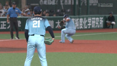 打球が顔面直撃の渡部聖弥、眼窩底骨折との診断