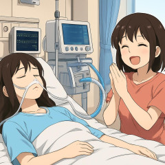 京都大学附属病院 脳幹を損傷した女性は呼吸不能全身麻痺も意識は正常 やったね、たえちゃん！