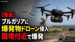 【緊急】ブルガリアに相当な量の爆発物搭載したドローンが侵入！ルーマニア国境付近で爆発「おいウクライナ軍がよく使う機種だぞ」