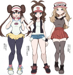 【ポケモン】これモデル体型にしてはお胸デカすぎるな